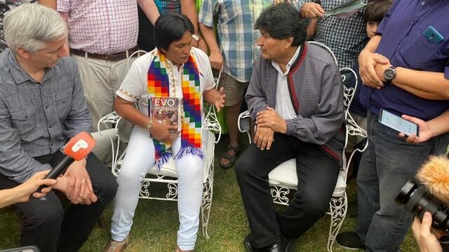 Álvaro Linera, Milagro Sala y Evo Morales, en Jujuy
