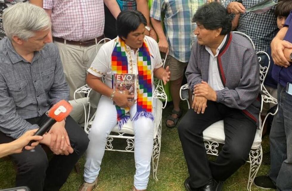 Evo Morales llegó a Jujuy y  visitó a la dirigente Milagro Sala