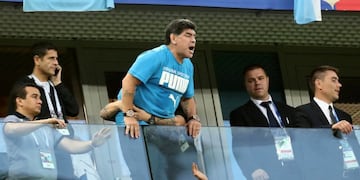 Maradona descompuesto