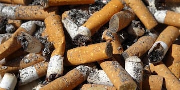 Colillas de cigarrillos
