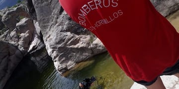 El turista extranjero estaba nadando en la zona del balneario La Toma, en el Río Chico de Nono\u002E