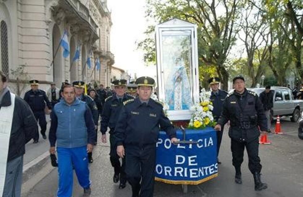Preparativos para la XXXIII Caminata policial a la Basílica de Itatí