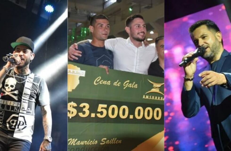 La fiesta del Surrbac: $3,5 millones, camionetas, autos y la presencia de reconocidos artistas