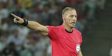 DES01 SOCHI (RUSIA), 29/06/2017\u002E- El árbitro argentino Néstor Pitana durante la semifinal de la Copa Confederaciones entre Alemania y México en el estadio Fisht en Sochi, Rusia hoy 29 de junio de 2017\u002E EFE/Armando Babani rusia sochi Nestor Pitana futbol copa confederaciones 2017 futbolistas partido seleccion alemania vs mexico