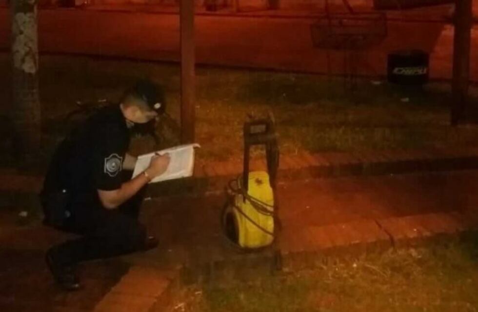 Recuperan una hidrolavadora que había sido robada en Oberá