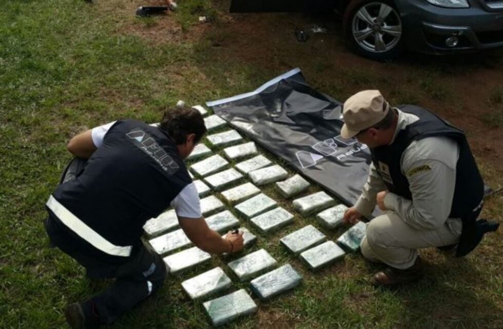 Corpus: detuvieron a un hombre con 90 kilos de cocaína