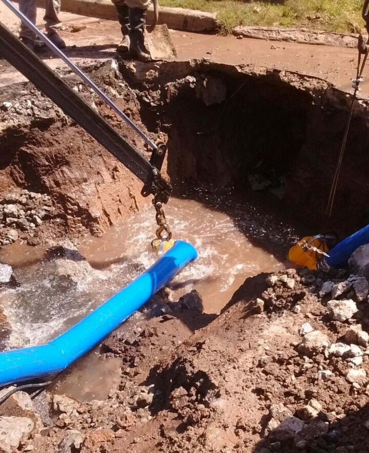 POr reparaciones en La Paz y Cafferata, falta presiu00f3n de agua en zona sur y oeste.