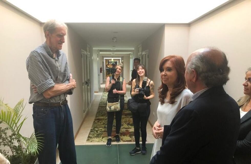 Sorpresa para Cristina Kirchner por el saludo de "Finito" Gehrmann