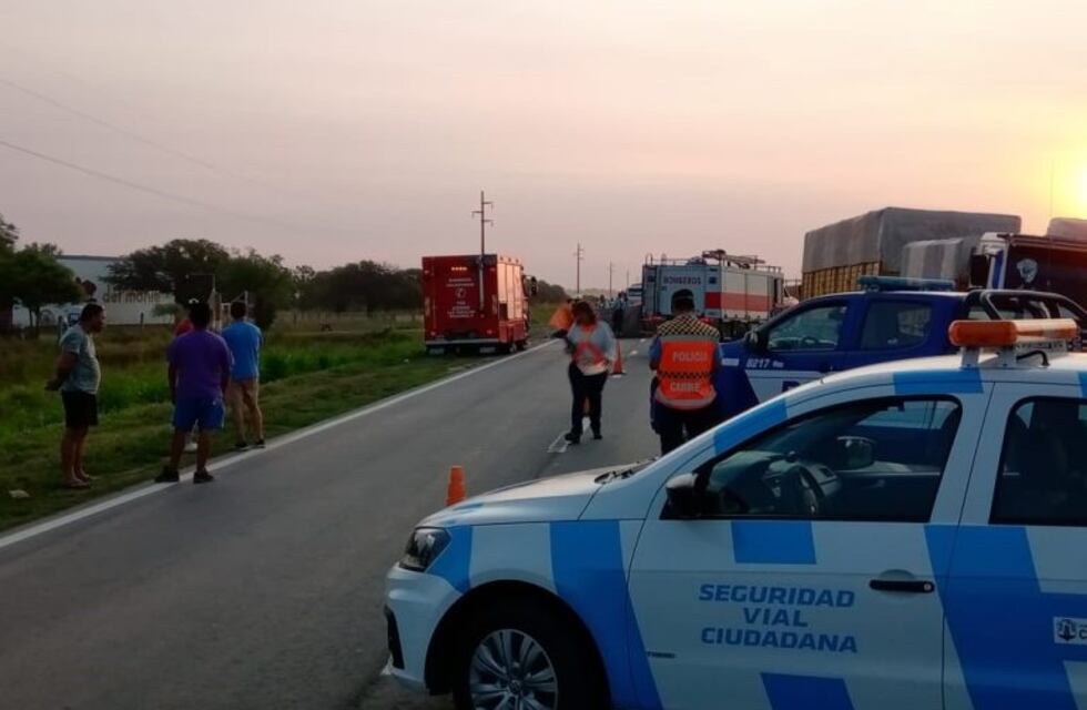Mueren dos hombres en un accidente en Ruta 158