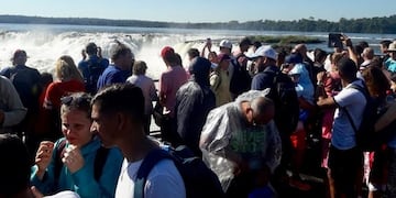 Cataratas del Iguazú el imán de todo el año, en especial fines de semana largos\u002E (MisionesOnline)