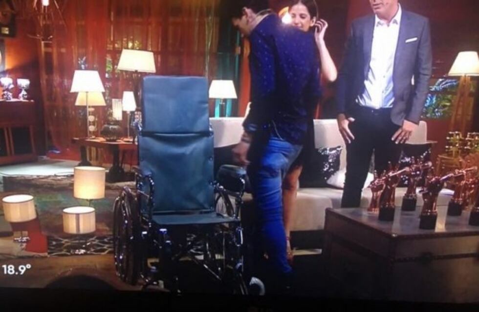 La Voz Argentina le regaló la silla de ruedas al mendocino Mario Vilurón