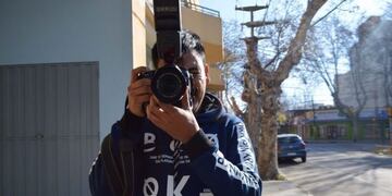 Hector Portela, reportero gráfico de El Diario de la República\u002E