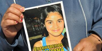 Johana Chacón, desaparecida en tres de Mayo, Lavalle, el 4 de septiembre de 2012.
