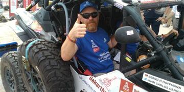 Carignani en la largada del Dakar 2019\u002E