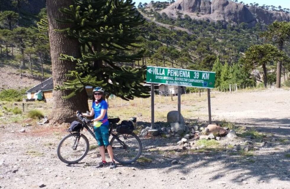 Pedaleó desde San Rafael a Chubut