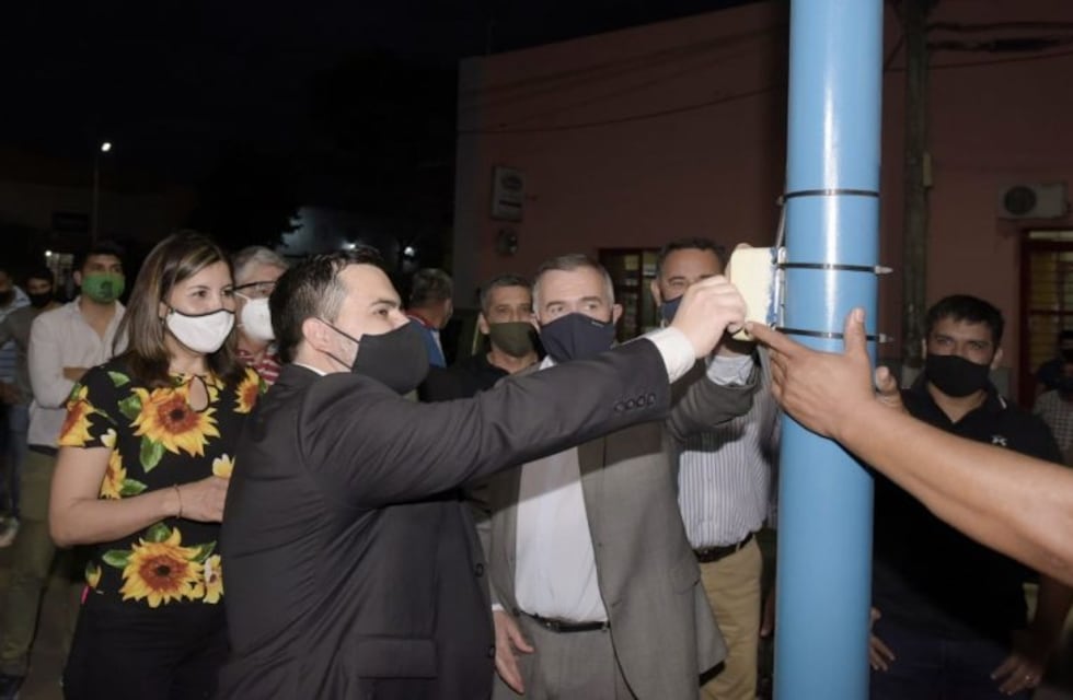 Trinidad: inauguraron obras y entregaron maquinarias