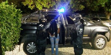 Una detenida en Amegino\u002E