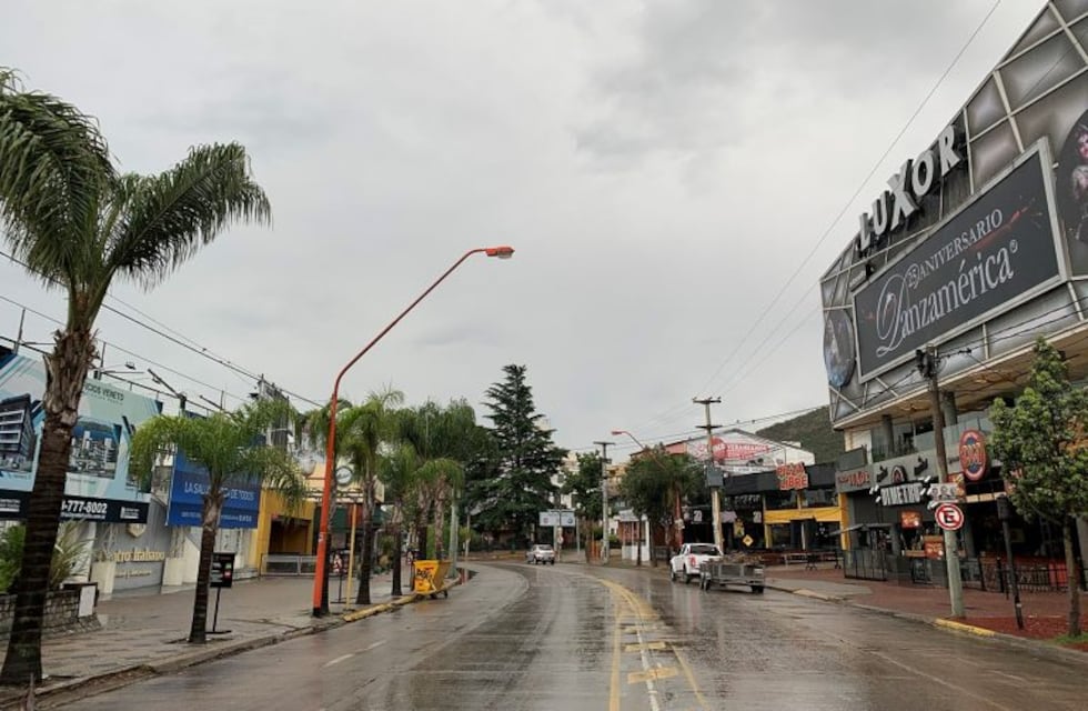 Llegó la lluvia a Carlos Paz