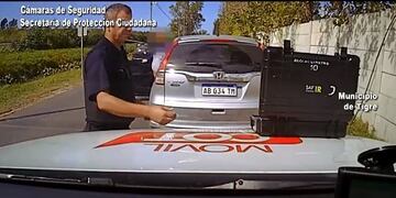 Así manejaba el juez Roberto Ponce antes de ser detenido por un control de alcoholemia\u002E