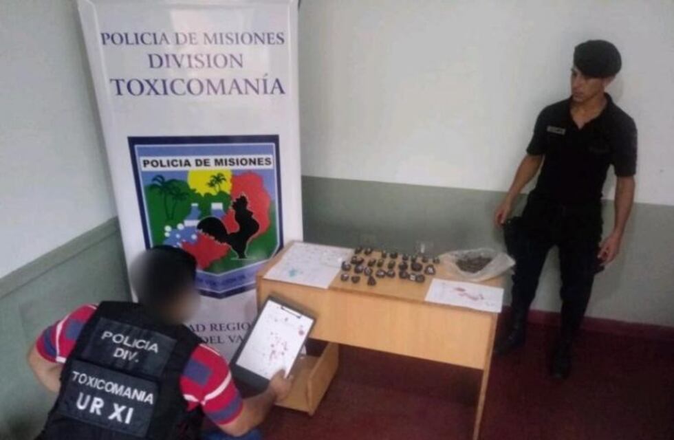 Encontró marihuana y cocaína en su casa y fue a denunciarlo en la Policía