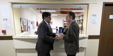 El vicegobernador Arcando