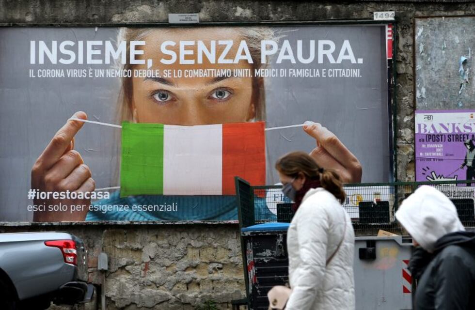 Italia registró el menor número de muertos por coronavirus en más de un mes y medio