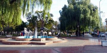 Plaza Pringles en San Luis capital\u002E