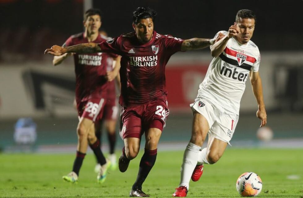 River empató 2-2 frente a San Pablo en el regreso por la Copa Libertadores