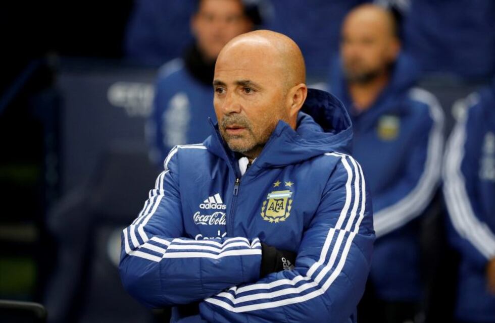 Jorge Sampaoli se reunió con Cristian Pavón en el predio de la AFA
