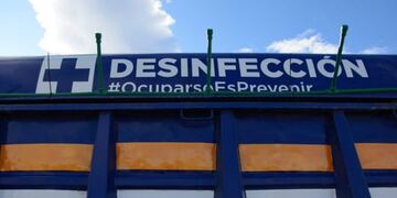 Desinfección #OcuparseEsPrevenir