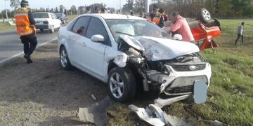 Múltiple accidente sobre Ruta 5\u002E
