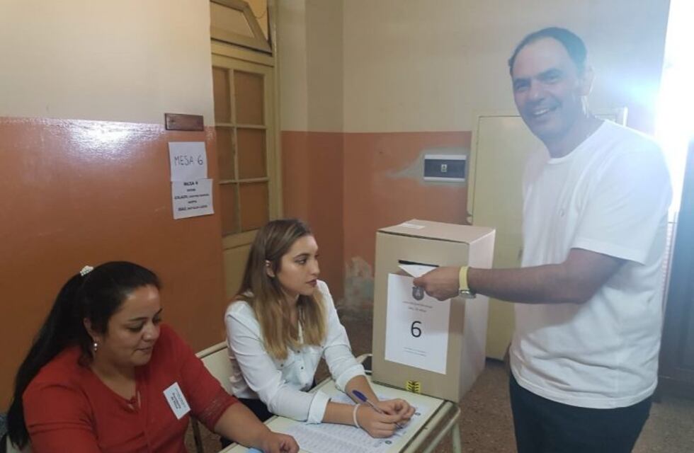 Ya votó el candidato de Cambiemos en Río Primero