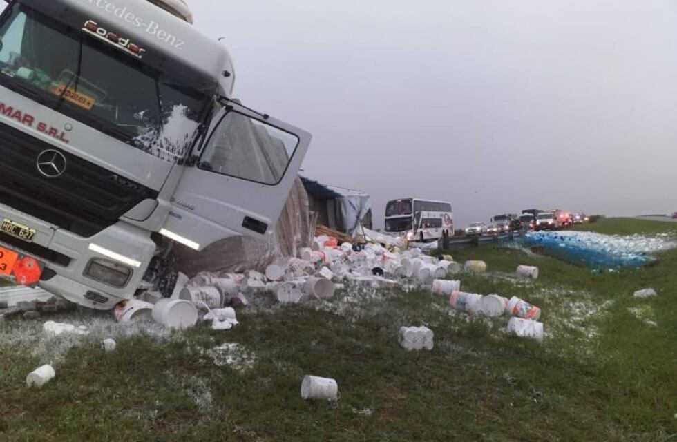 Choque en Autopista Córdoba - Rosario