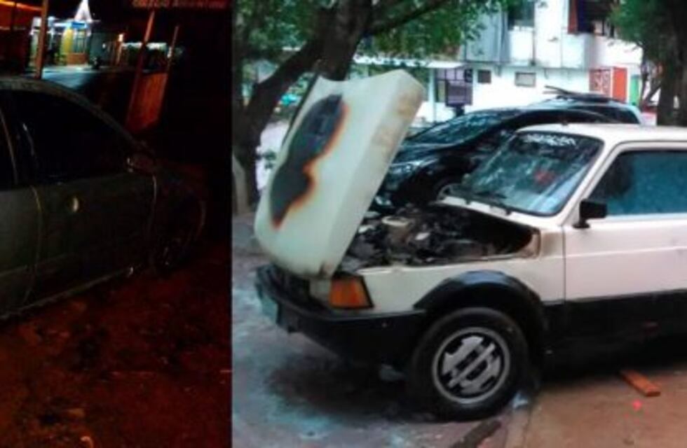 En el mismo día se quemaron dos autos