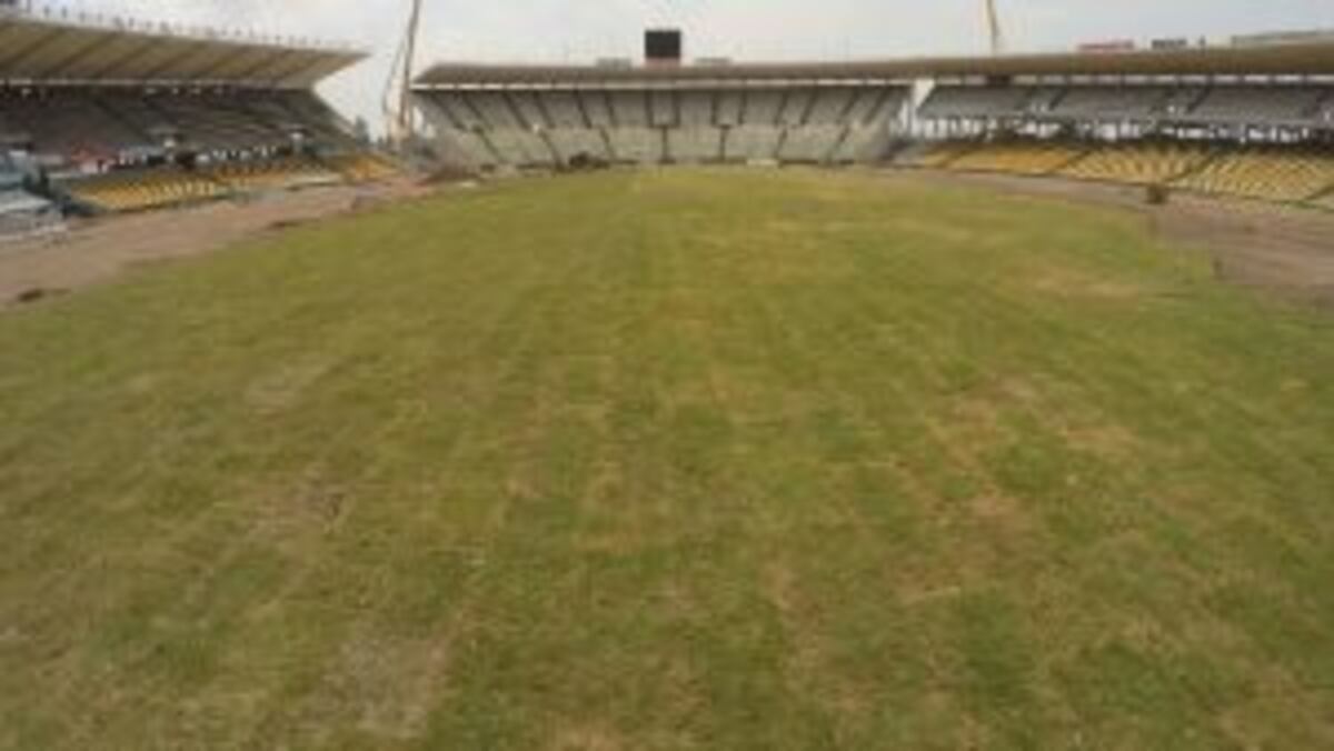 Las nuevas champas del Kempes ya cubren un 60% de la superficie total.