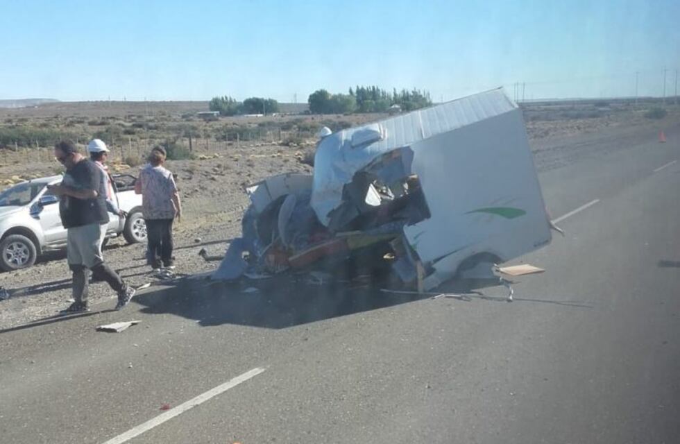 Accidente en ruta 26 con una casilla destrozada y sin heridos