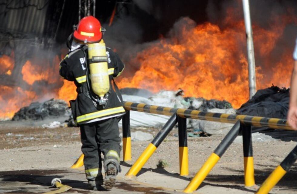 Se incendió un galpón en Maipú