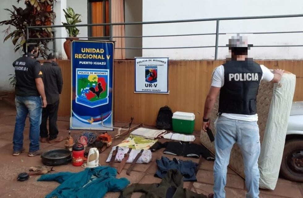 Robó varios objetos de una vivienda de Iguazú y terminó detenido