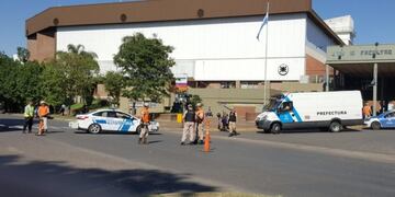 La audiencia del gas comenzó pasadas las 9 en al ciudad del Santa Fe\u002E (Twitter)