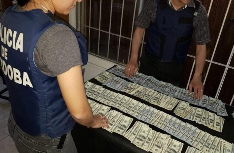 Video: así desenterraba la Policía los u$s 63 mil dólares y $ 100 mil que escondía un estafador en su casa