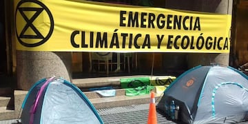 Acampe de ambientalistas en contra de la minería