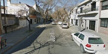 La mujer fue hallada en un departamento de Juan Manuel de Rosas al 2200\u002E (Google Street View)