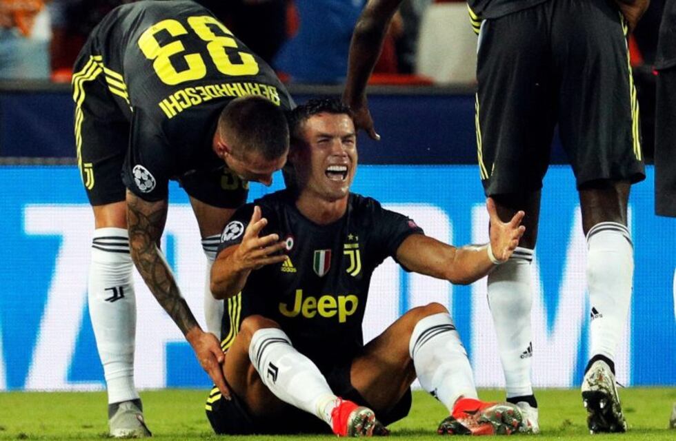 Cristiano Ronaldo se fue llorando tras ser expulsado en Juventus