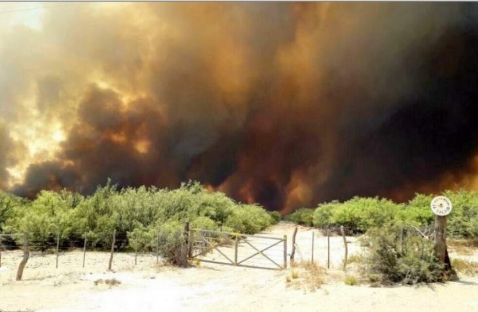 Más de 70 personas siguen combatiendo el incendio en General Alvear