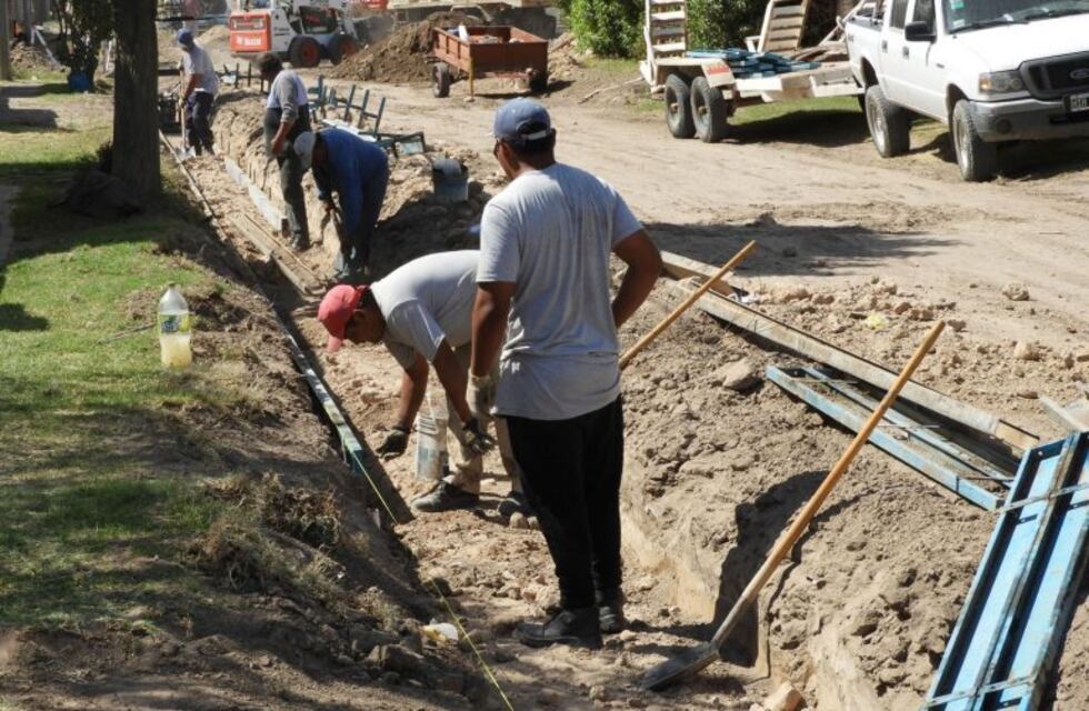 Punta Alta: iniciaron la obra de cordón cuneta para 24 cuadras