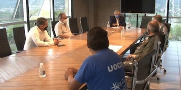 El gobernador Morales, se reunió con representantes de la Cámara Jujeña de la Construcción y la UOCRA,