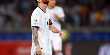 CAF0978\u002E BELO HORIZONTE (BRASIL), 20/06/2019\u002E- Lionel Messi de Argentina durante el partido Argentina-Paraguay del Grupo B de la Copa América de Fútbol 2019, en el Estadio Mineirão de Bello Horizonte, Brasil, hoy 19 de junio de 2019\u002E EFE/Yuri Edmundo