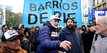 Belliboni, del Polo Obrero, afirmó que aguardan una nueva convocatoria del Gobierno\u002E Foto: Luciano Thieberger/Clarín\u002E