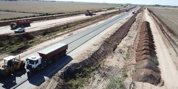 Autopista 19 se retomaron las obras entre Jeanmaire y Arroyito