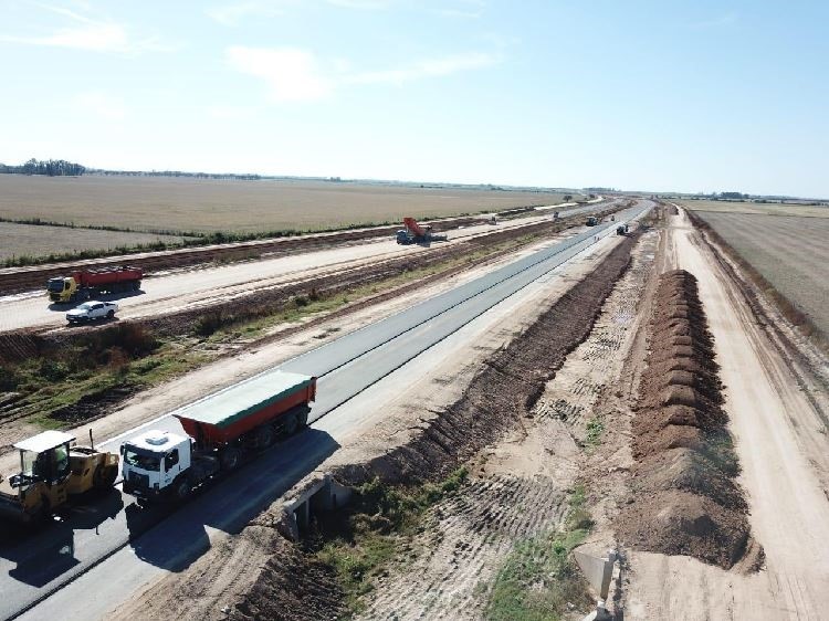 Autopista 19 se retomaron las obras entre Jeanmaire y Arroyito